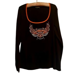 Woman’s Sturgis One Eyed Jack’s Saloon  Biker Shirt